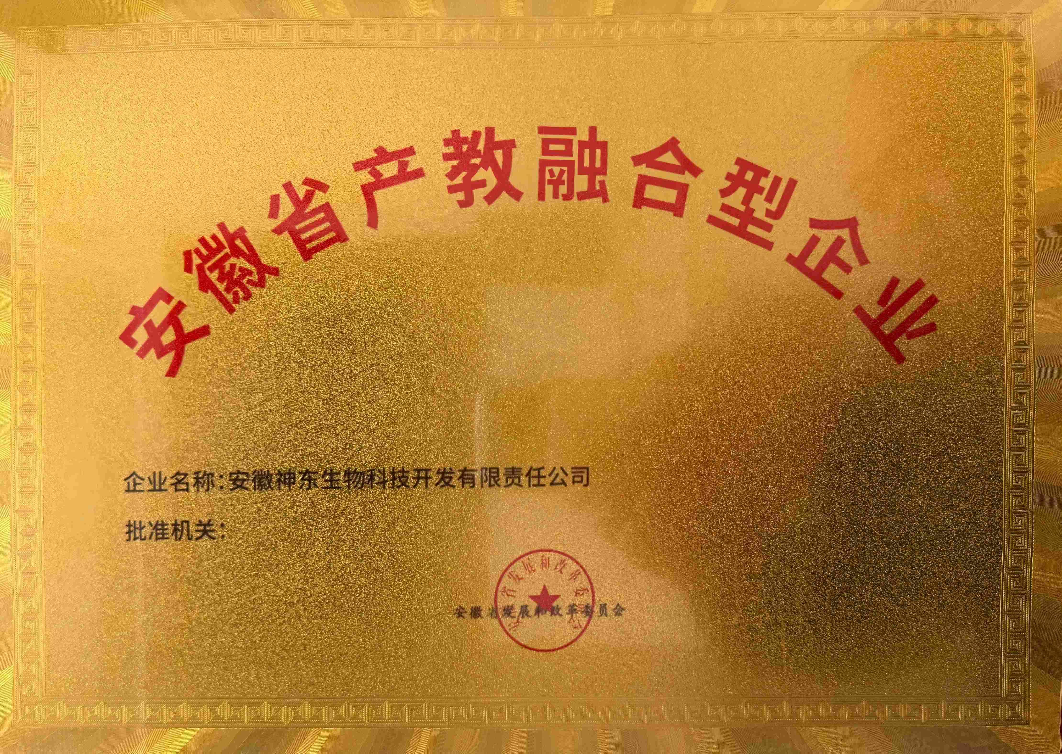 安徽省产教融合型企业